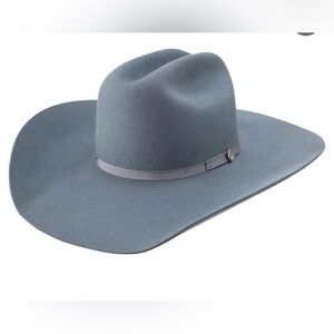 STETSON PISMO STONE WASH FELT dark gray COWBOY HAT
